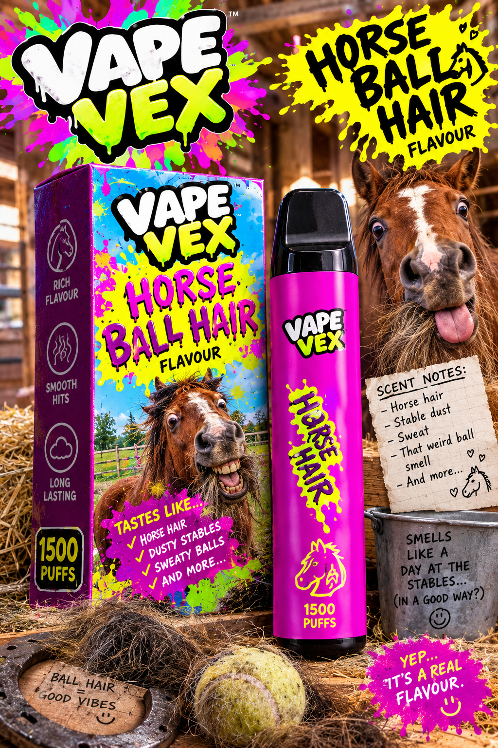 Horse Ball Hair Flavour